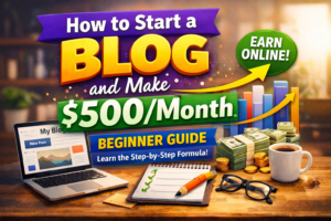 Start a blog and earn $500-Daily Profit guide