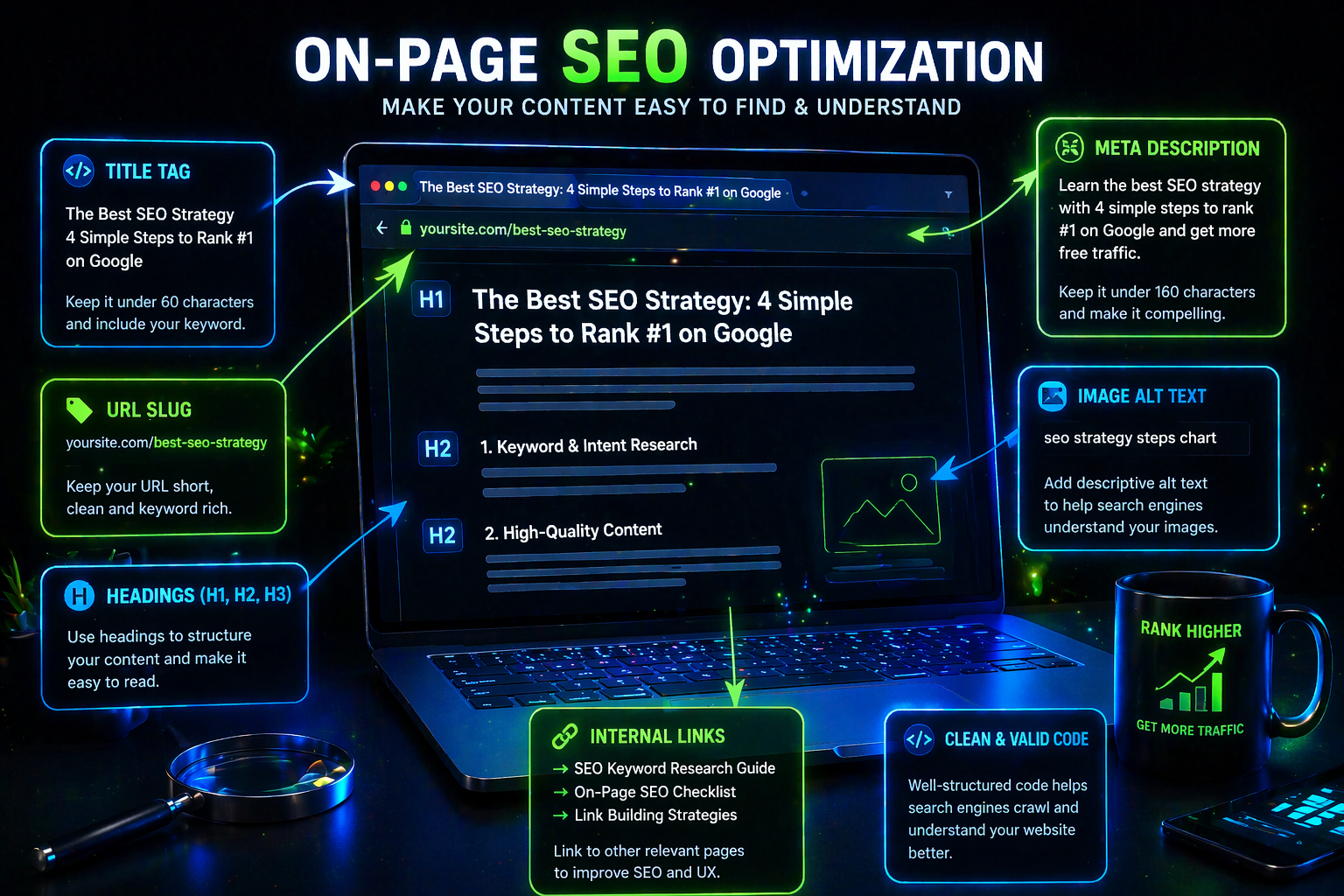 The Best SEO Strategy: 4 Simple Steps to Rank #1 on Google